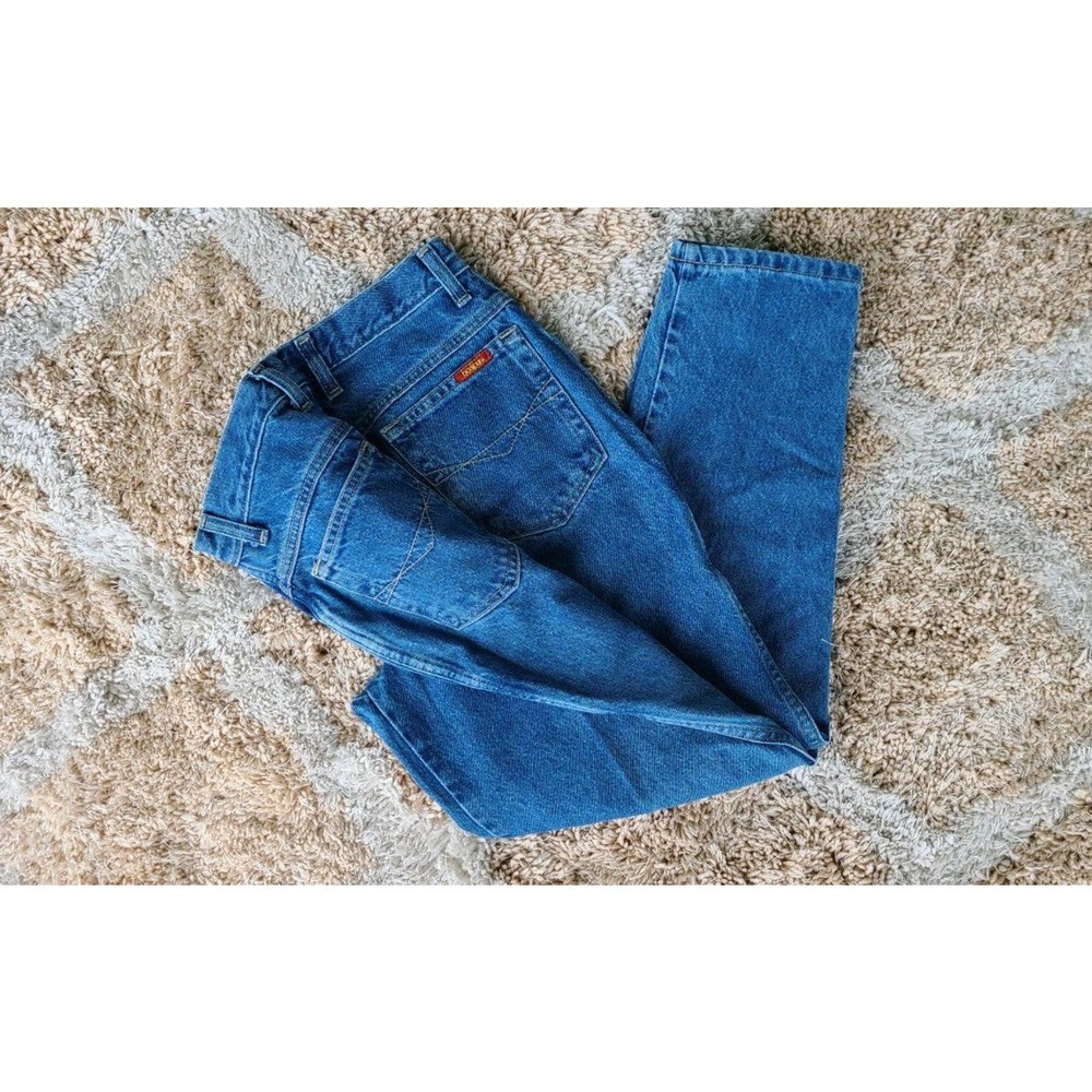 Vintage 1980s Bonjour Women's Hi-Waist Mom Jeans 11/12 P